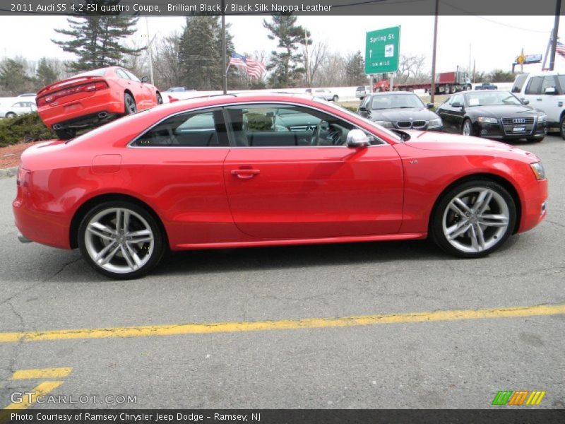 Brilliant Black / Black Silk Nappa Leather 2011 Audi S5 4.2 FSI quattro Coupe