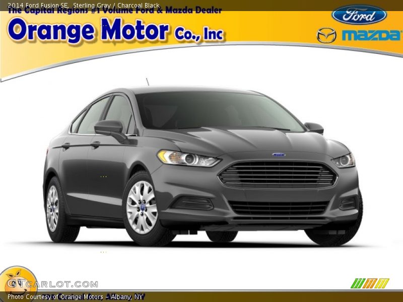 Sterling Gray / Charcoal Black 2014 Ford Fusion SE