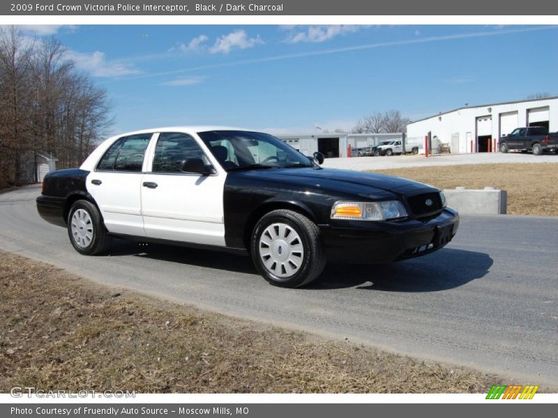 Black / Dark Charcoal 2009 Ford Crown Victoria Police Interceptor