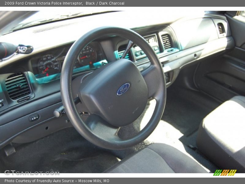 Black / Dark Charcoal 2009 Ford Crown Victoria Police Interceptor