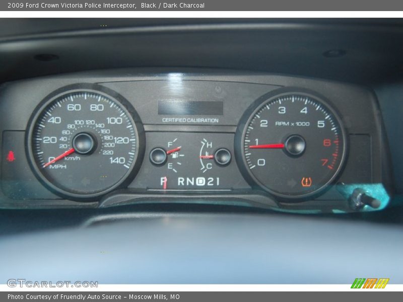  2009 Crown Victoria Police Interceptor Police Interceptor Gauges