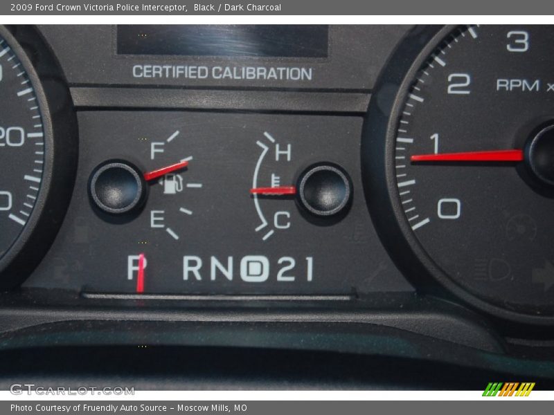 Black / Dark Charcoal 2009 Ford Crown Victoria Police Interceptor