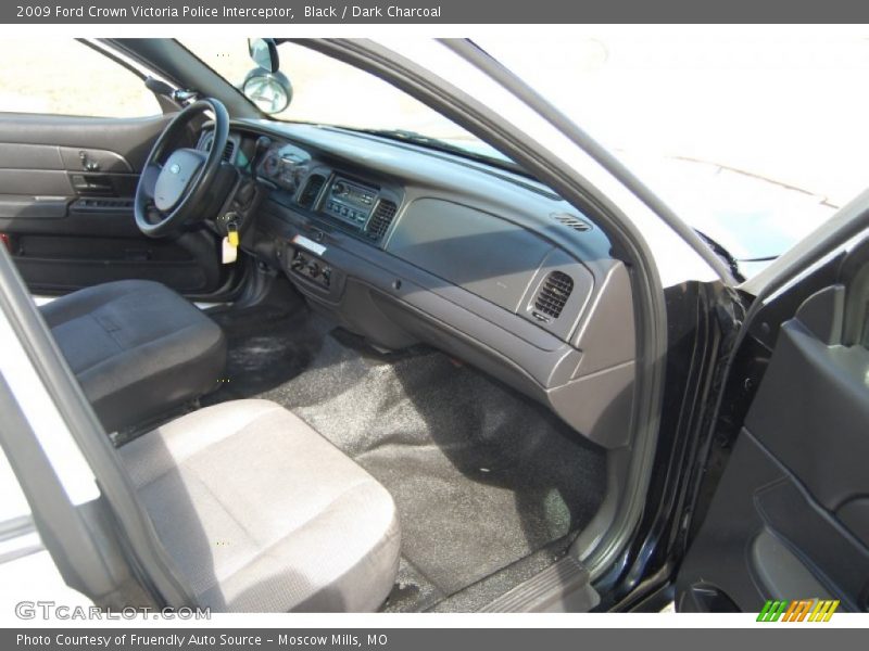 Black / Dark Charcoal 2009 Ford Crown Victoria Police Interceptor