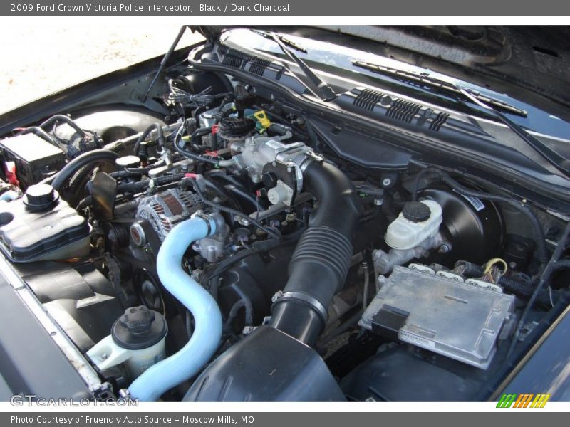 Black / Dark Charcoal 2009 Ford Crown Victoria Police Interceptor