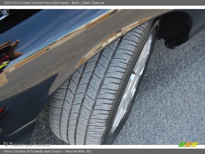 Black / Dark Charcoal 2009 Ford Crown Victoria Police Interceptor