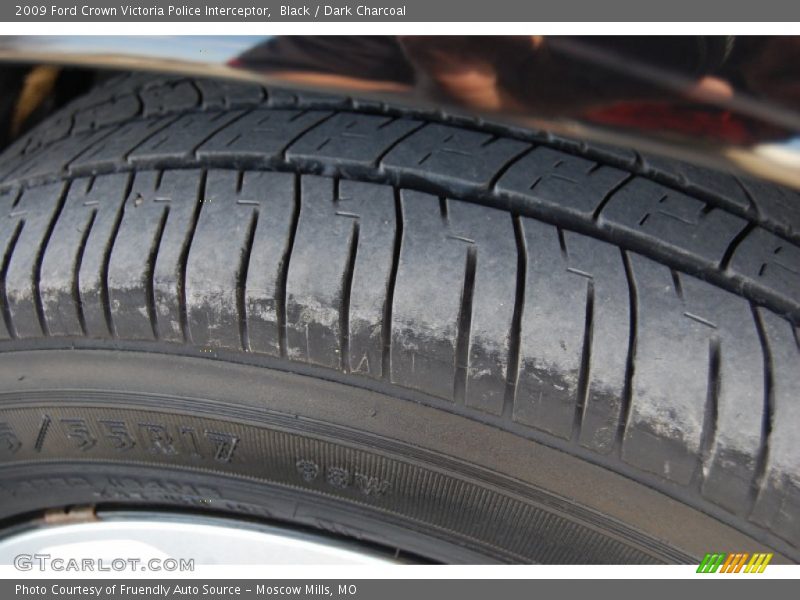 Black / Dark Charcoal 2009 Ford Crown Victoria Police Interceptor