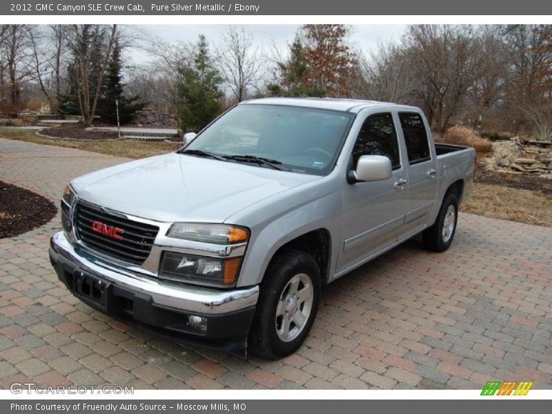 Pure Silver Metallic / Ebony 2012 GMC Canyon SLE Crew Cab
