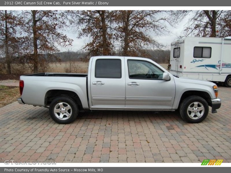 Pure Silver Metallic / Ebony 2012 GMC Canyon SLE Crew Cab