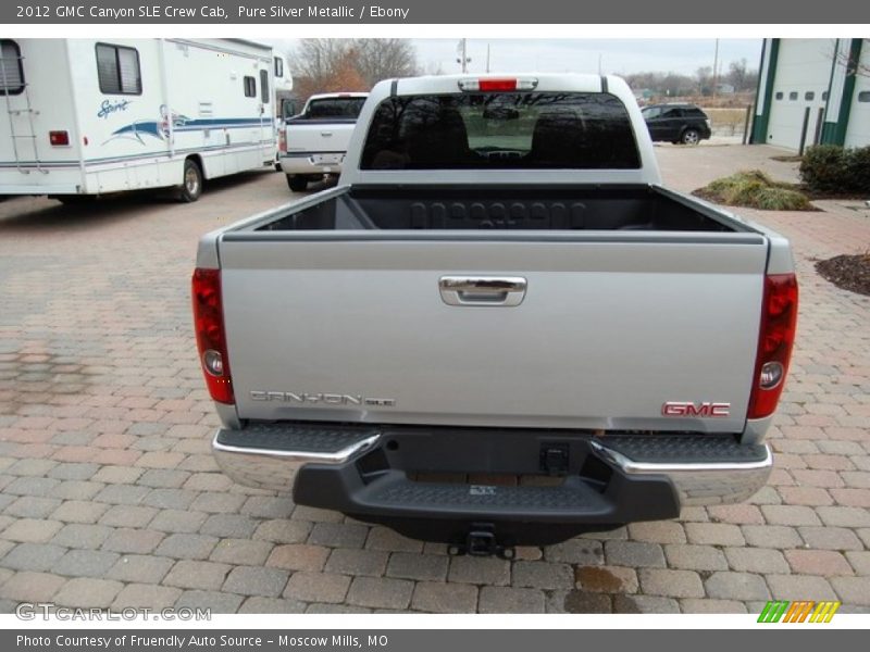 Pure Silver Metallic / Ebony 2012 GMC Canyon SLE Crew Cab