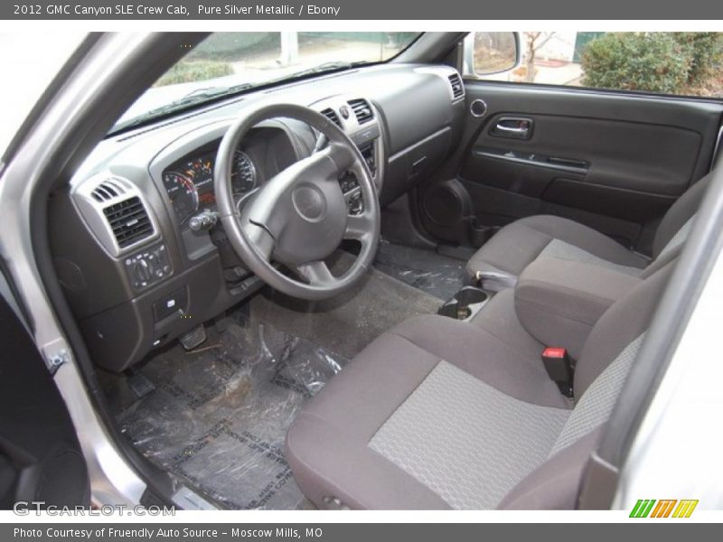 Pure Silver Metallic / Ebony 2012 GMC Canyon SLE Crew Cab