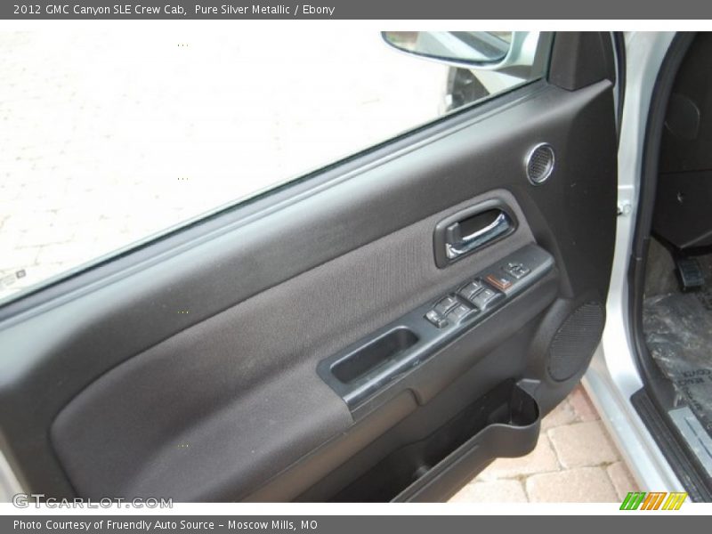 Pure Silver Metallic / Ebony 2012 GMC Canyon SLE Crew Cab