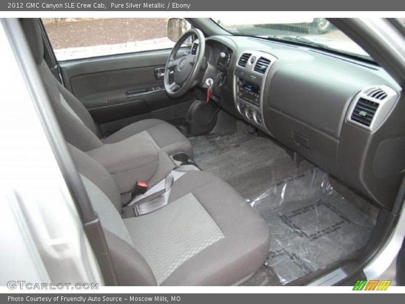 Pure Silver Metallic / Ebony 2012 GMC Canyon SLE Crew Cab