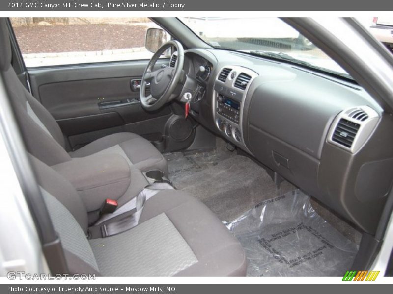 Pure Silver Metallic / Ebony 2012 GMC Canyon SLE Crew Cab