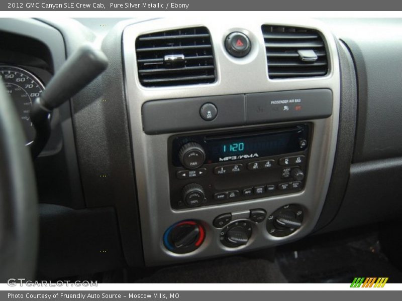 Pure Silver Metallic / Ebony 2012 GMC Canyon SLE Crew Cab