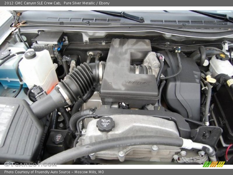 Pure Silver Metallic / Ebony 2012 GMC Canyon SLE Crew Cab