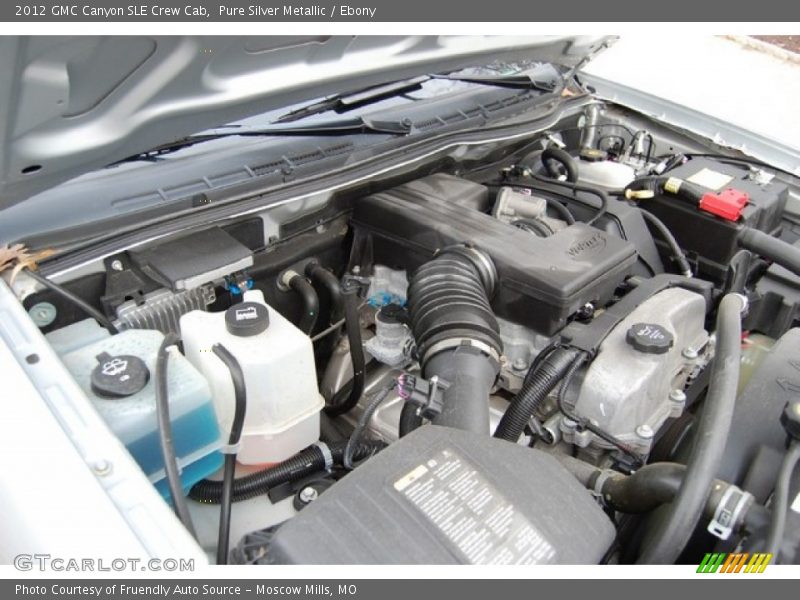 Pure Silver Metallic / Ebony 2012 GMC Canyon SLE Crew Cab