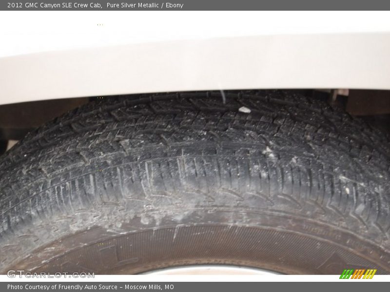 Pure Silver Metallic / Ebony 2012 GMC Canyon SLE Crew Cab