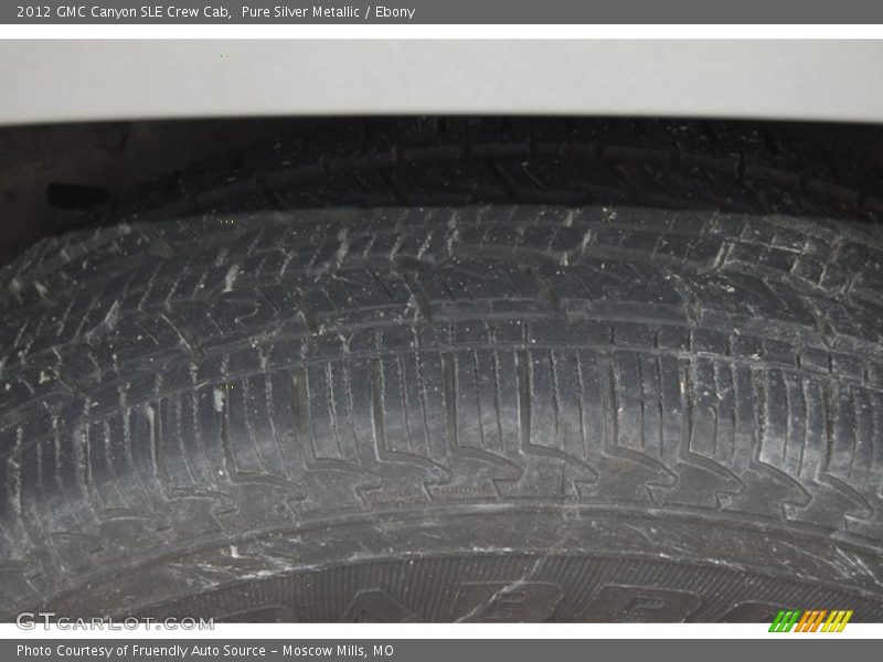 Pure Silver Metallic / Ebony 2012 GMC Canyon SLE Crew Cab