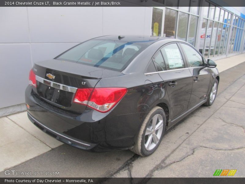 Black Granite Metallic / Jet Black/Brick 2014 Chevrolet Cruze LT