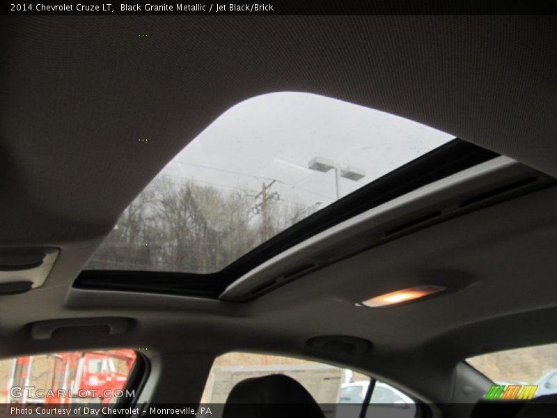 Black Granite Metallic / Jet Black/Brick 2014 Chevrolet Cruze LT