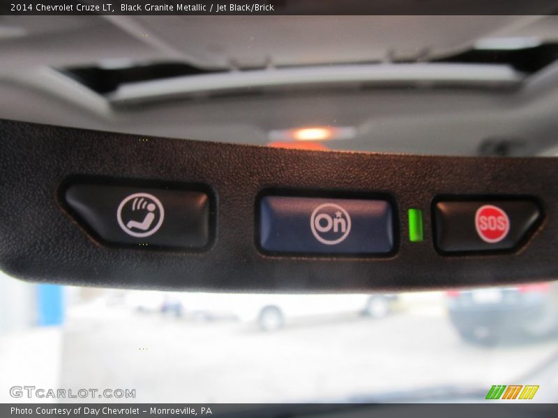 Black Granite Metallic / Jet Black/Brick 2014 Chevrolet Cruze LT