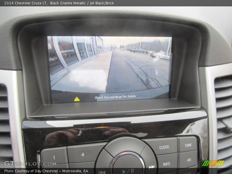 Black Granite Metallic / Jet Black/Brick 2014 Chevrolet Cruze LT