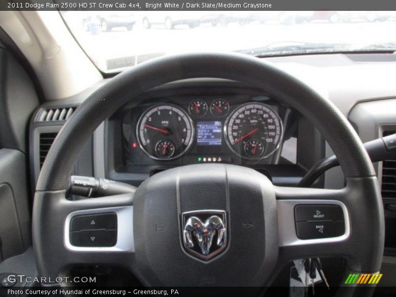 Bright White / Dark Slate/Medium Graystone 2011 Dodge Ram 2500 HD ST Crew Cab 4x4