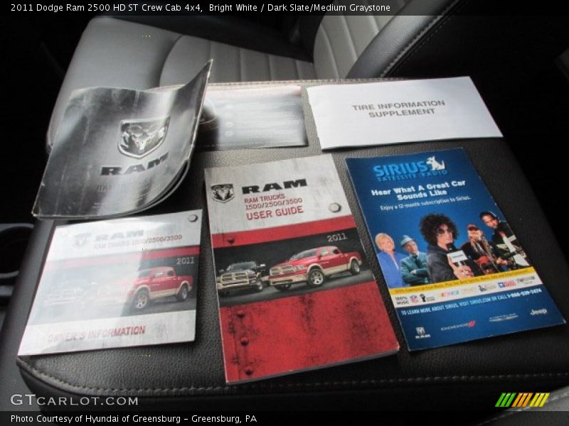 Bright White / Dark Slate/Medium Graystone 2011 Dodge Ram 2500 HD ST Crew Cab 4x4