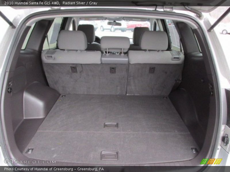 Radiant Silver / Gray 2010 Hyundai Santa Fe GLS 4WD