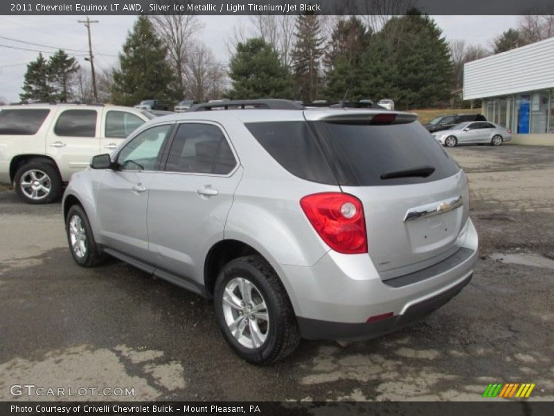Silver Ice Metallic / Light Titanium/Jet Black 2011 Chevrolet Equinox LT AWD