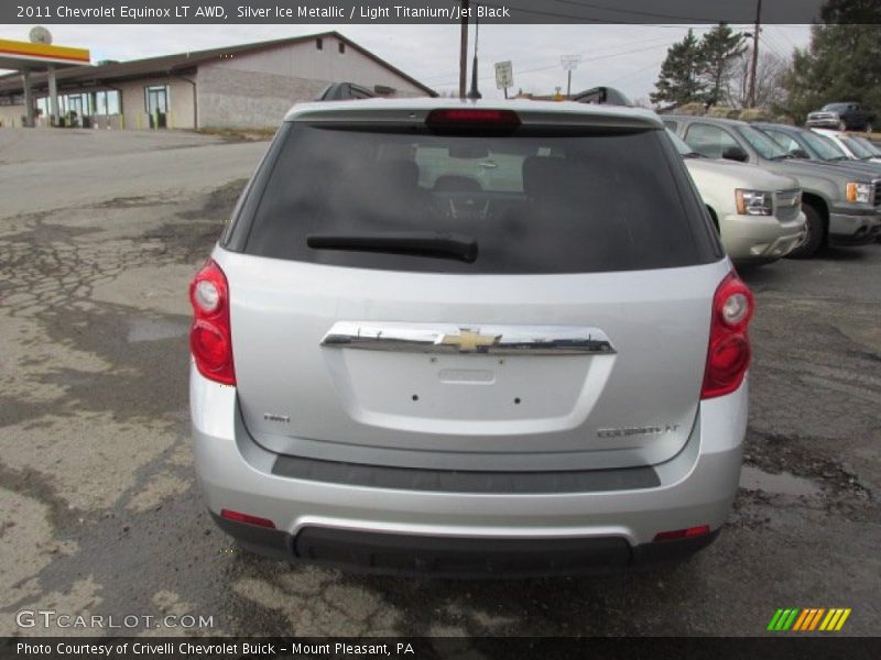 Silver Ice Metallic / Light Titanium/Jet Black 2011 Chevrolet Equinox LT AWD
