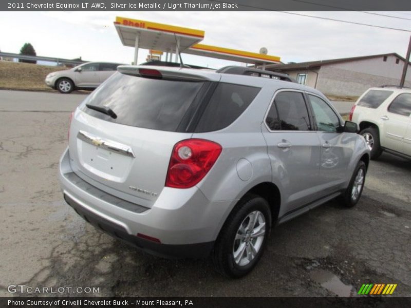 Silver Ice Metallic / Light Titanium/Jet Black 2011 Chevrolet Equinox LT AWD