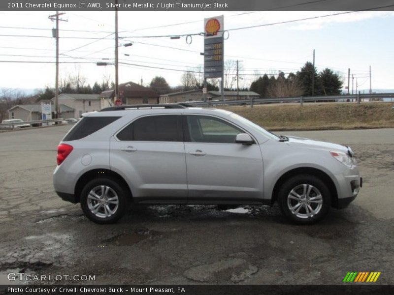 Silver Ice Metallic / Light Titanium/Jet Black 2011 Chevrolet Equinox LT AWD