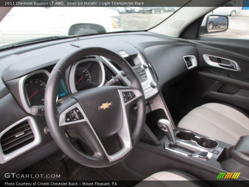 Silver Ice Metallic / Light Titanium/Jet Black 2011 Chevrolet Equinox LT AWD