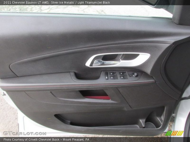 Silver Ice Metallic / Light Titanium/Jet Black 2011 Chevrolet Equinox LT AWD