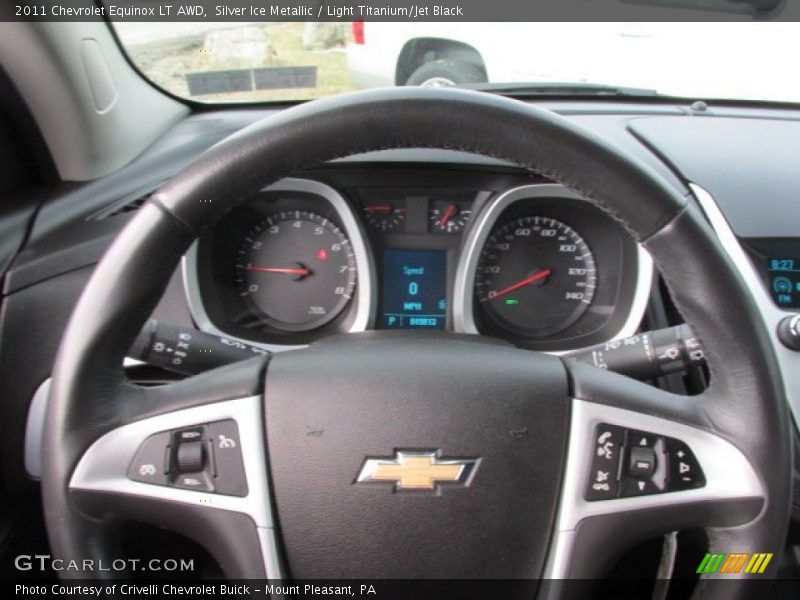 Silver Ice Metallic / Light Titanium/Jet Black 2011 Chevrolet Equinox LT AWD