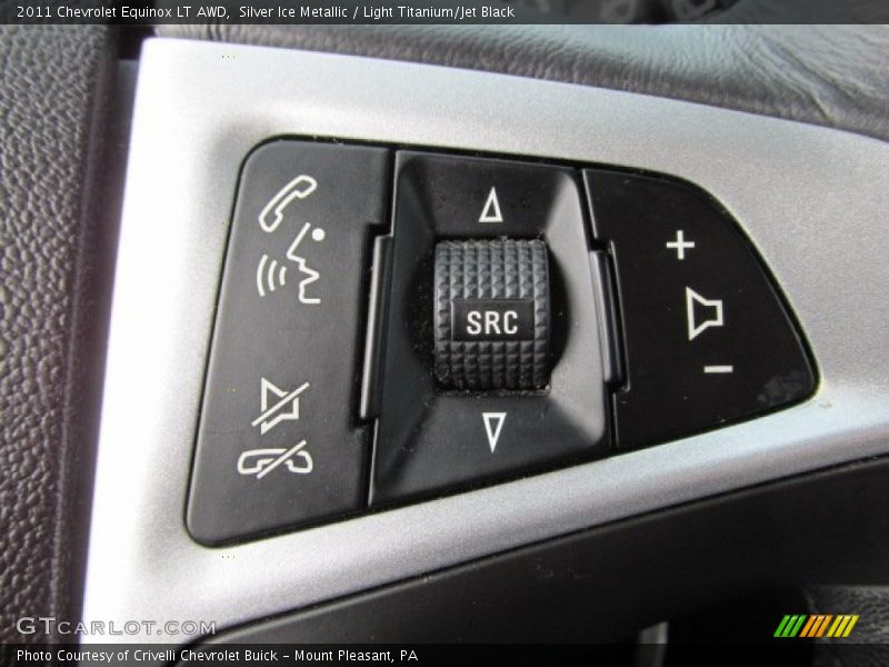 Silver Ice Metallic / Light Titanium/Jet Black 2011 Chevrolet Equinox LT AWD