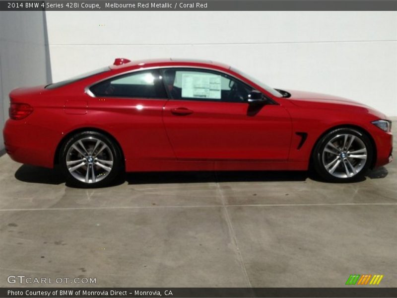 Melbourne Red Metallic / Coral Red 2014 BMW 4 Series 428i Coupe