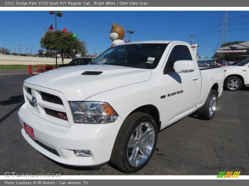 Bright White / Dark Slate Gray 2012 Dodge Ram 1500 Sport R/T Regular Cab