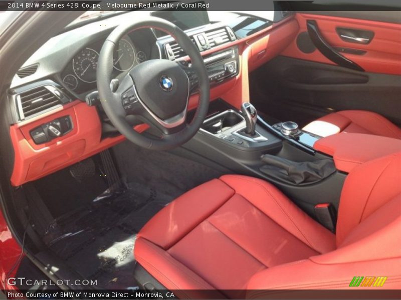 Melbourne Red Metallic / Coral Red 2014 BMW 4 Series 428i Coupe