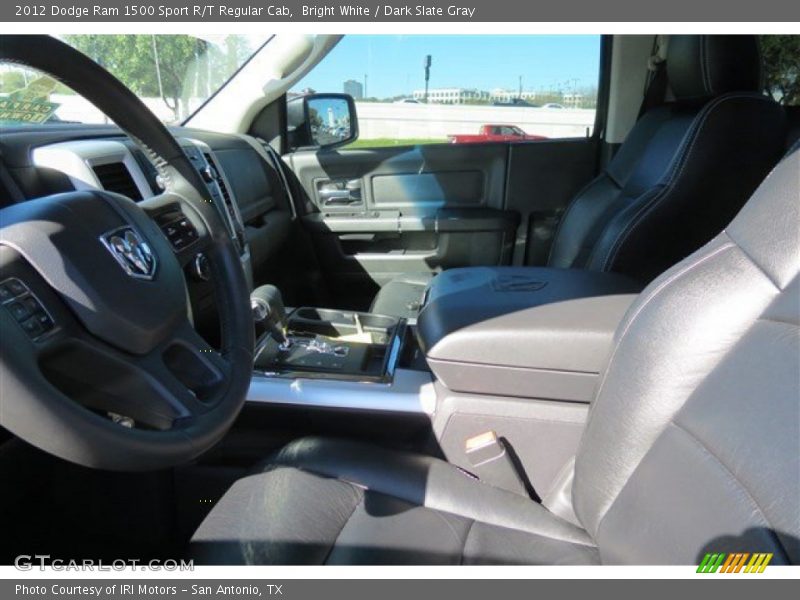 Bright White / Dark Slate Gray 2012 Dodge Ram 1500 Sport R/T Regular Cab