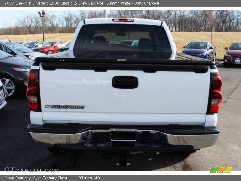 Summit White / Dark Charcoal 2007 Chevrolet Silverado 1500 Classic LS Crew Cab 4x4