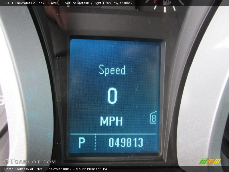 Silver Ice Metallic / Light Titanium/Jet Black 2011 Chevrolet Equinox LT AWD