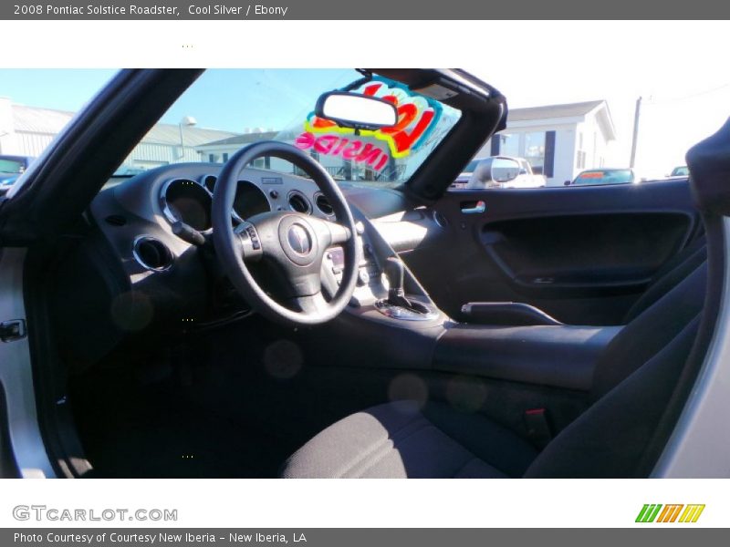 Cool Silver / Ebony 2008 Pontiac Solstice Roadster