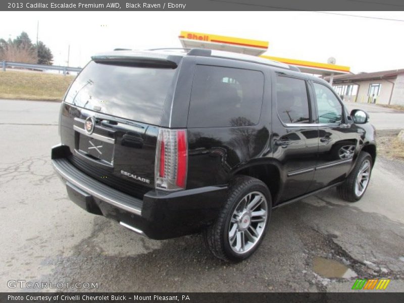 Black Raven / Ebony 2013 Cadillac Escalade Premium AWD