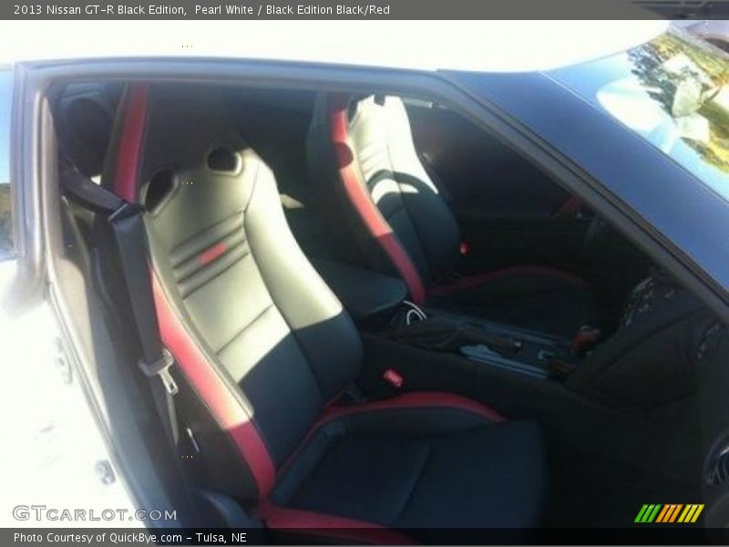 Pearl White / Black Edition Black/Red 2013 Nissan GT-R Black Edition
