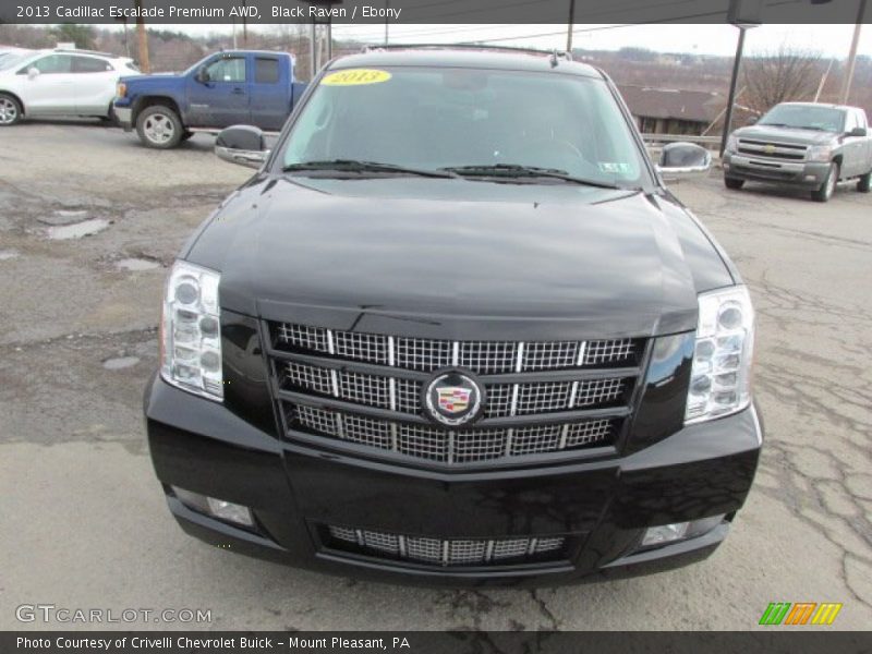 Black Raven / Ebony 2013 Cadillac Escalade Premium AWD