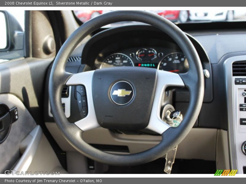 Silverstone Metallic / Dark Gray 2008 Chevrolet Equinox LS