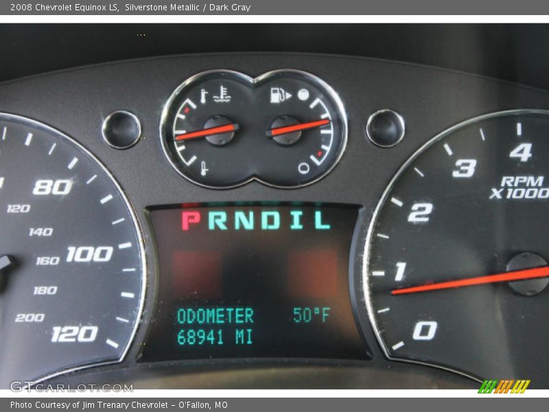 Silverstone Metallic / Dark Gray 2008 Chevrolet Equinox LS