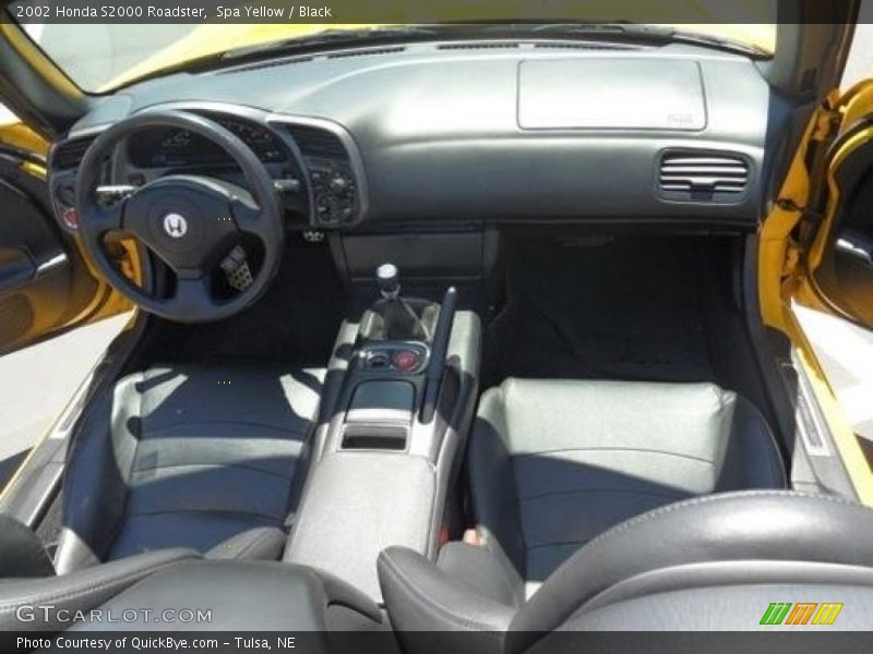 Spa Yellow / Black 2002 Honda S2000 Roadster